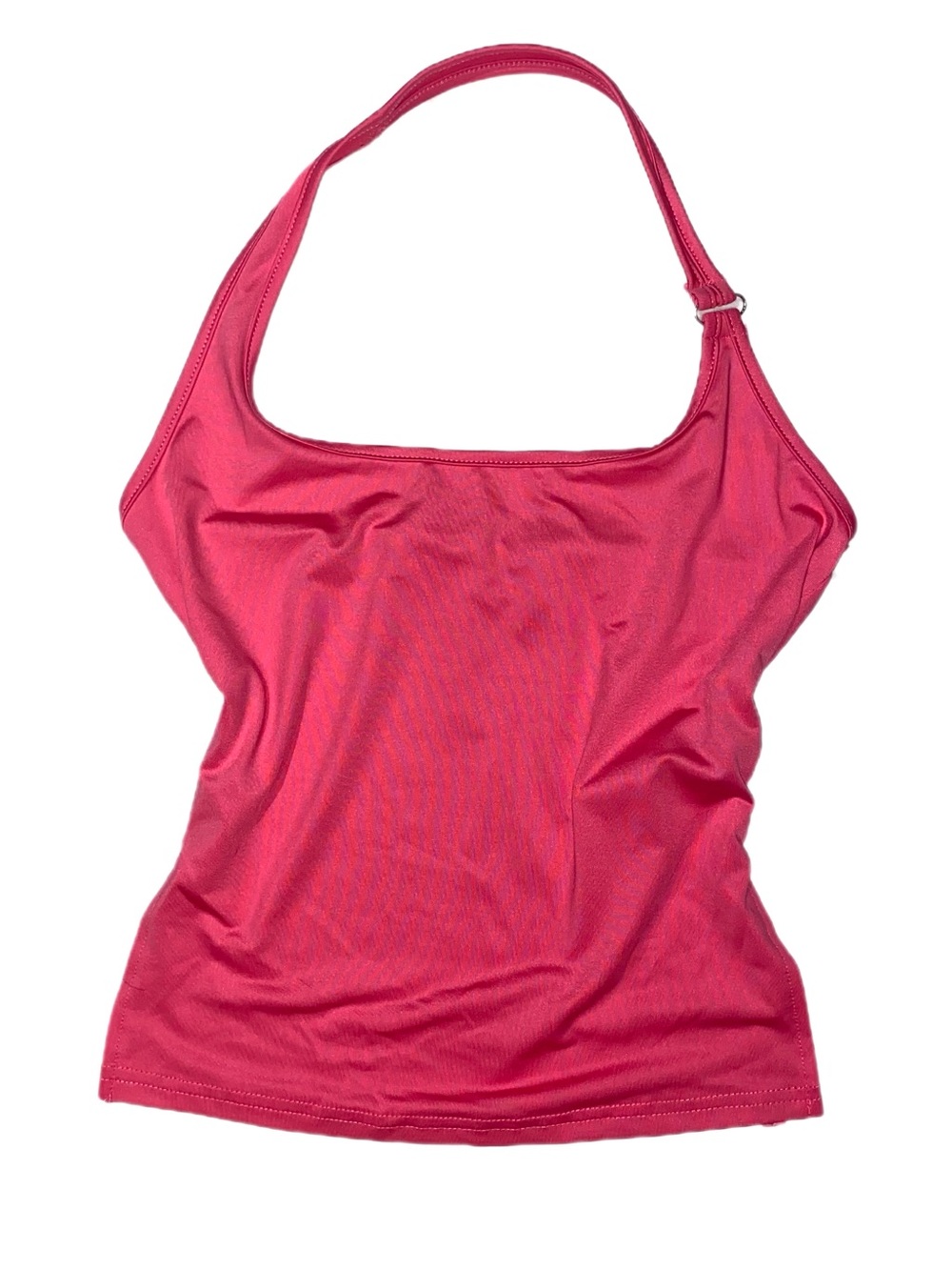 NEW: Bright Pink Stretchy Halter Tank Top